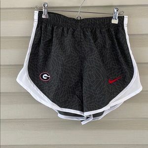 Gray designed Georgia Nike running shorts